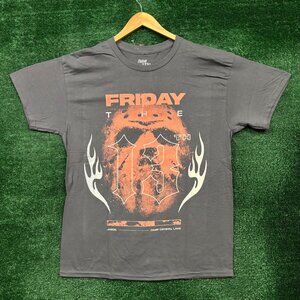 Friday the 13th Jason Voorhees Camp Crystal Lake T-Shirt Size Large